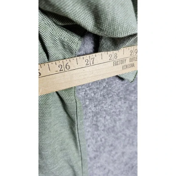 Izod Oxford Polo Shirt Mens Size 2XLT Chive Green Cotton Short Sleeve NWT - Picture 8 of 9